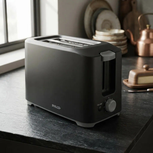 Tostadora De 2 Rebanadas Philco To20bpn 7 Niveles 700w Negro