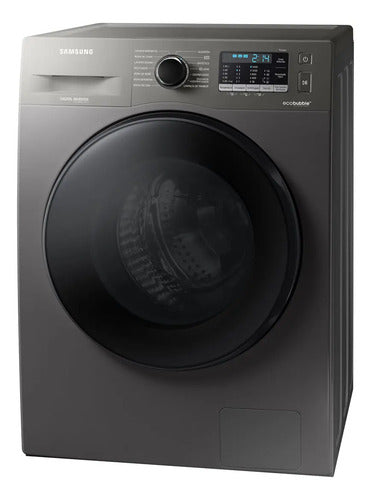 Lavarropas Automático Inverter Samsung Carga Frontal 9.5kg 1400rpm Silver Ww95aa046bxubg Gris
