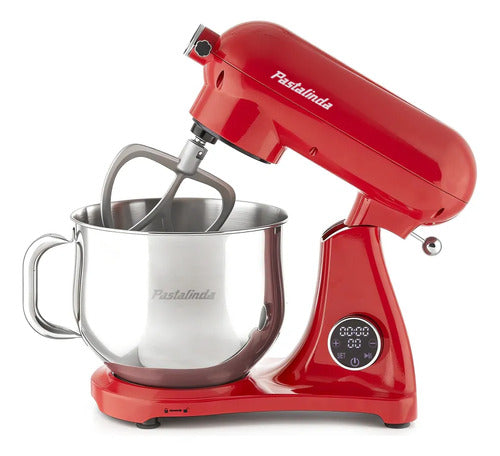 Batidora Planetaria De Pie Pastalinda Cucina 10 Vel 8l 1200w Rojo 50