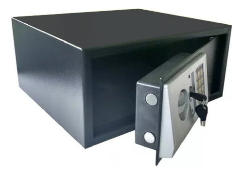Caja Fuerte Tm Safeguard Negra 43x38x20 Para Notebook Negro
