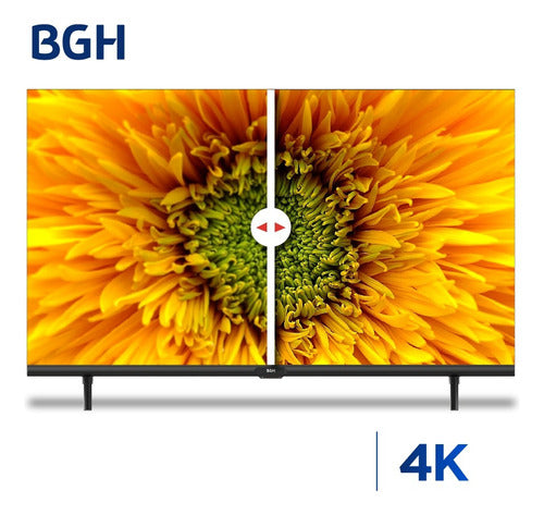 Smart Tv De 50  Bgh Google Tv B5023us6g Con Pantalla Led 4k