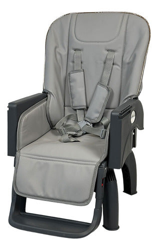 Silla De Comer Mecedora Hamaca Bebesit 6690-c Gris