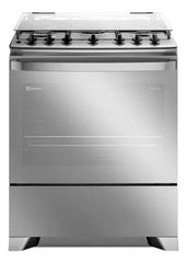 Cocina A Gas Electrolux F5etm Experience De 5 Hornallas Plateado