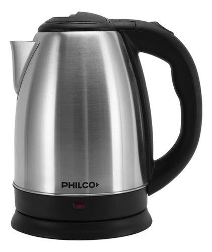 Pava Electrica Philco Peph1182ip Acero Inoxidable 1.8 Litros Color Plateado