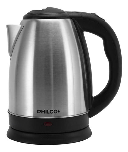 Pava Electrica Philco Peph1182ip Acero Inoxidable 1.8 Litros Color Plateado