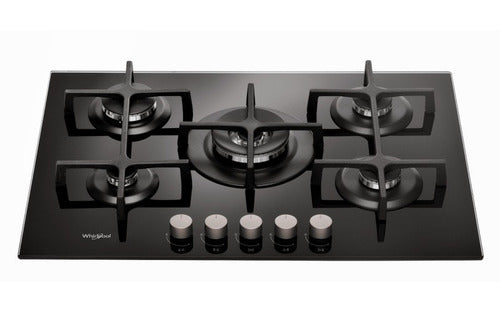Anafe De Empotrar A Gas Vitrocerámico Whirlpool Goa-7523 Negro