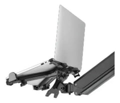 Combo Soporte Brazo Doble Monitor Notebook Onebox Lcd23+5 Cs Negro