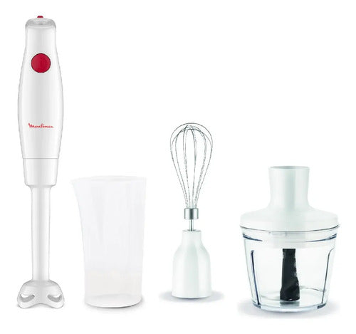 Licuadora De Mano Mixer Moulinex Dd12z2a0 Turbomix Plus Blanco