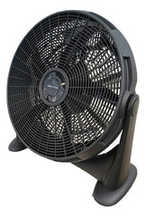 Turbo Ventilador Kanji 20' Fh2010 Plastico 80 Watt Cantidad De Aspas 5 Color De La Estructura Negro Diámetro 50.8 Cm