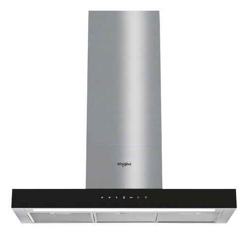 Campana Whirlpool Whbs92fl Tk1 90cm Negro Inox Tbox Color Inoxidable