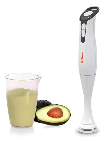 Minipimer Mixer Liliana 450w 2 Veloc. Ah300 C/ Vaso Medidor Blanco