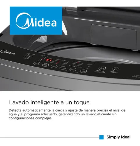 Lavarropas De Carga Superior Midea Mls-75ge04n Color Gris