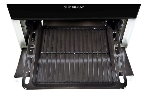 Cocina Multigas Ormay Vita Gris 4 Hornallas 91l Clase A Cs