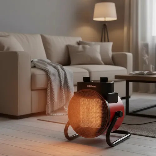Caloventor Eléctrico Industrial C/ Termostato Liliana Cfi830 Rojo