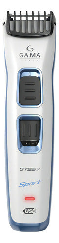 Maquina Corta Pelo Barba Wet&dry Gama Gt557 Sport Blanco