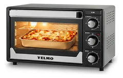 Horno Eléctrico Yelmo Yl-32n De 32lts Temporizador 1500w Grill Color Negro