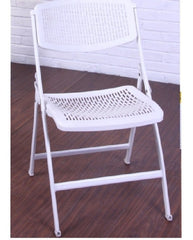 Silla Plegable Picnic Catering Plastica Caño Blanco Liviana Blanco Picnic - Catering