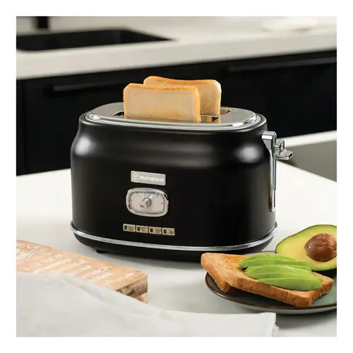 Tostadora Westinghouse Retro Tm800-03 Negra Color Negro