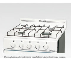 Cocina A Gas Escorial Candor S2 Color Blanco Gas Natural Blanco