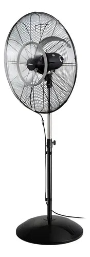 Ventilador De Pie Industrial Liliana 32 3 Vel 280w Vpi32cb 81.28 Cm Negro Plateado Metal 2