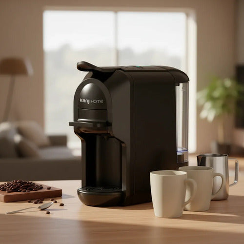 Cafetera Kanji Home Kjh-cm1500nc02 Semi Automática Negro