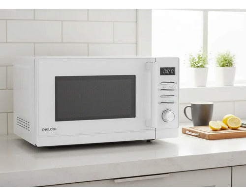 Microondas Digital Philco Mphdw23ubn De 23l Blanco