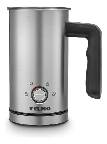 Espumador Leche Yelmo El-9501 Antiadherente Acero Inox 500w Plateado