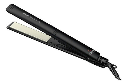 Planchita De Pelo Ga.ma Italy Bella Shine Ceramic Negra