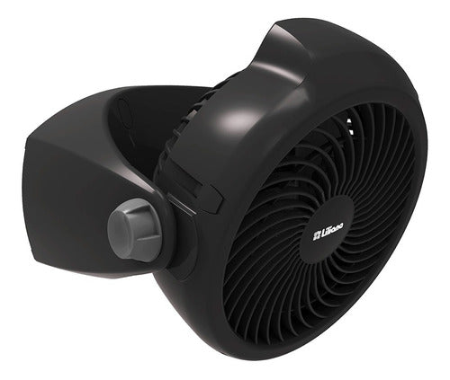 Turboventilador Reclinable Liliana Vtf10p De 3 Aspas Negras 25.4 Cm Negro Plástico 3