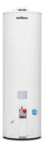 Termotanque Señorial 160 Litros - Línea A Gas Color Blanco