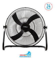 Ventilador Turbo Reclinable 24 Pulgadas Liliana Vthp24 120w Negro Plástico 3
