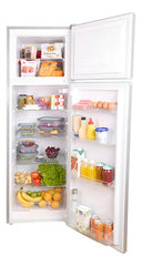 Heladera Con Freezer Ciclica 300l Telefunken Hd300 Silver Color Plateado