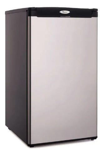 Heladera Bajo Mesada Whirlpool Wra12ck Evox 117lts Inox Gris