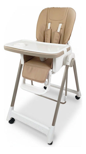 Silla De Comer Mecedora Hamaca Bebesit 6690-a Beige