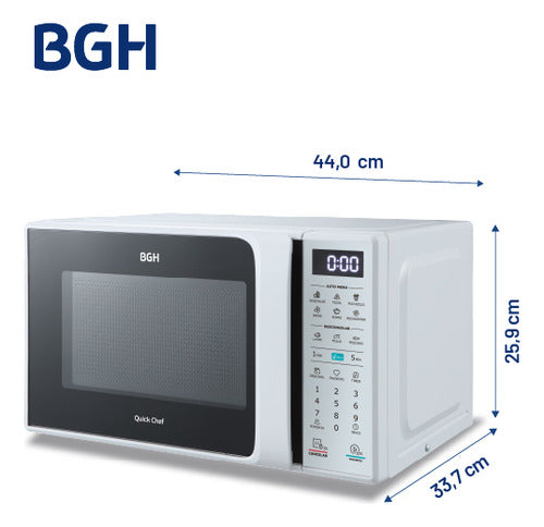 Microondas Bgh 20l Digital Eco B120db20