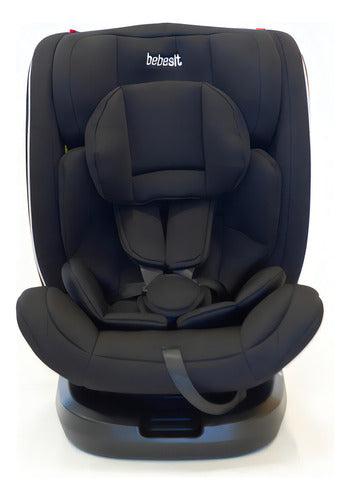 Butaca Bebe Negro Bebesit Isofix Grupo 0-1-2-3 Infantil Color Negro