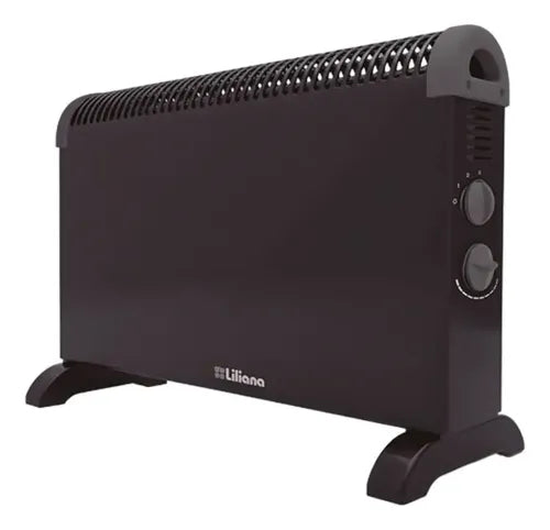 Calefactor Eléctrico Convector Liliana Duowarm Cnm18 Negro