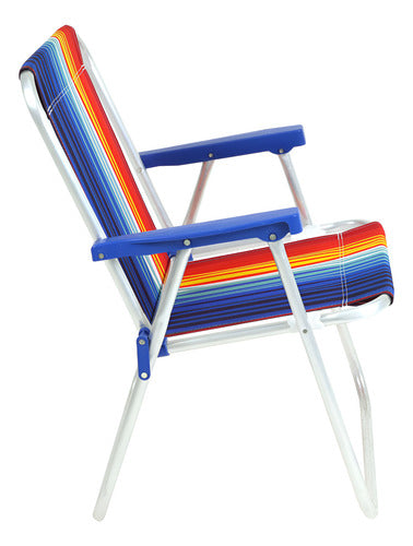 Reposera Para Niños 1 Posición Bel Aluminio Tela Oxford Rosa Rosa