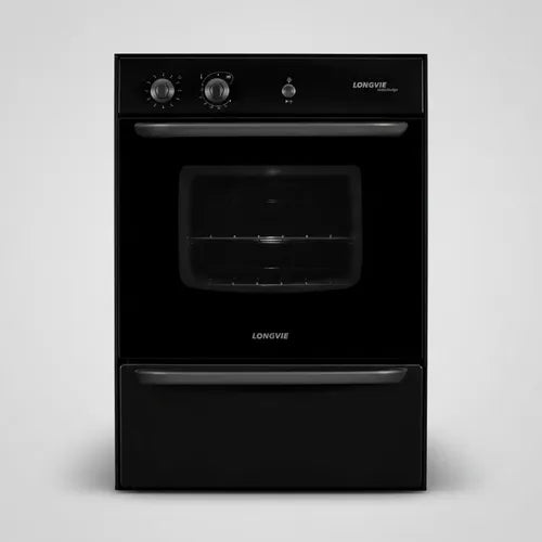 Horno A Gas De Empotrar Longvie H14600g Con Cajón Parrilla Negro