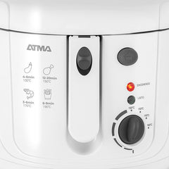 Freidora De Aceite Atma Df5318p Con Cesta Extraíble Blanco 50 Hz/60 Hz