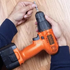 Taladro Atornillador Inalambrico Black & Decker Cd121ka  Naranja 1 Hz