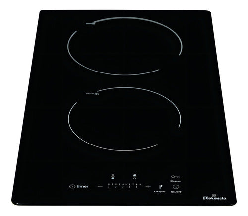 Florencia 6889g Negro Anafe De Empotrar Eléctrico