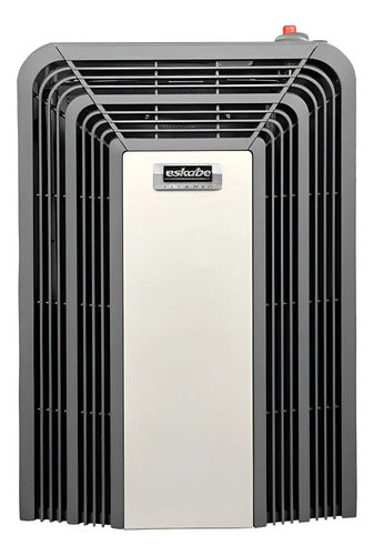 Calefactor A Gas Eskabe Tb Titanio 2000kcal Con Termostato Crema