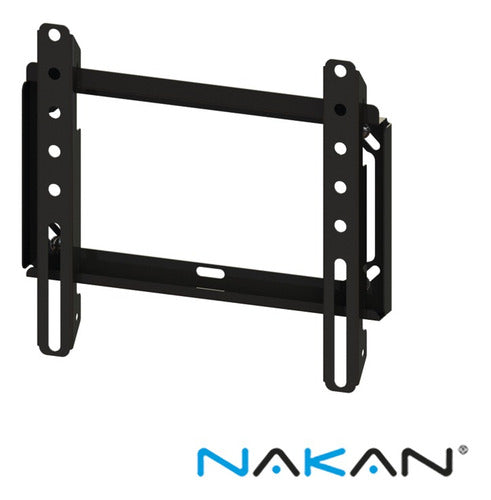 Soporte Fijo De Tv/monitor Nakan Spl282f De 23'' A 43'' Negro