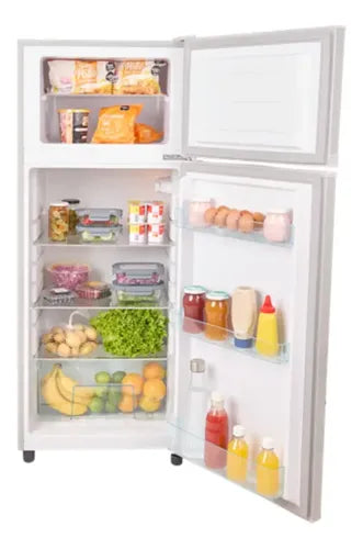 Heladera Con Freezer Telefunken Tfk-hd220 Silver 220lts Gris