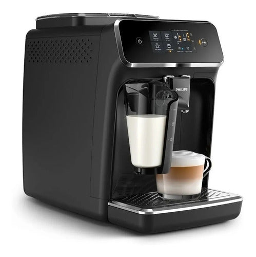 Cafetera Express Automática Philips Ep2231/4 Lattego Tiomusa - Negro