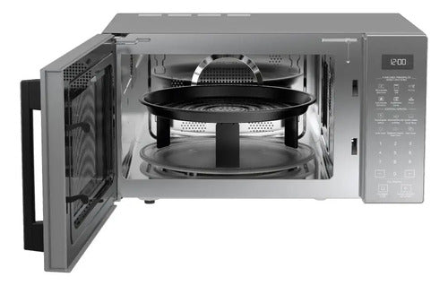Microondas Whirlpool Wcollection Con Air Fry 29 Lts - Silver