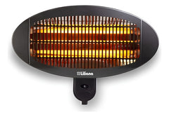 Calefactor Infrarrojo De Pared Exterior Liliana Cipar2000 Negro