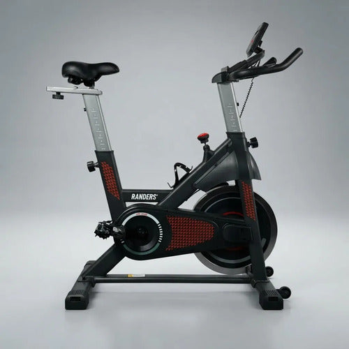 Bicicleta De Spinning Semi-profesional Randers 895sp H:150kg Negro