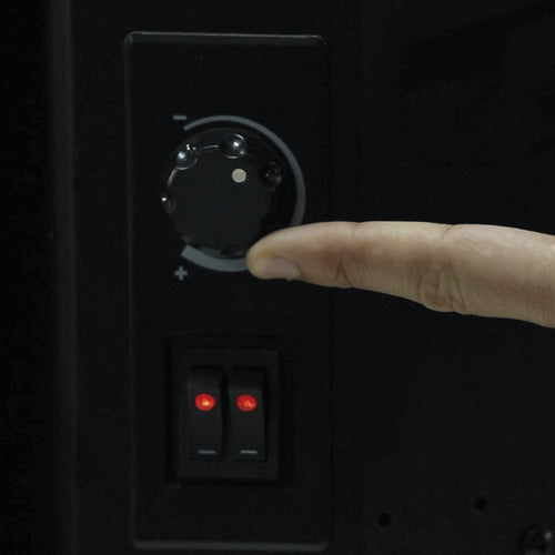 Calefactor Eléctrico Vitroconvector Plano Peabody Pe-vc20rr 2000w Color Rojo